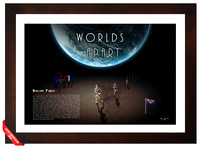 Design Name: WORLDS APART 12x18 $120
